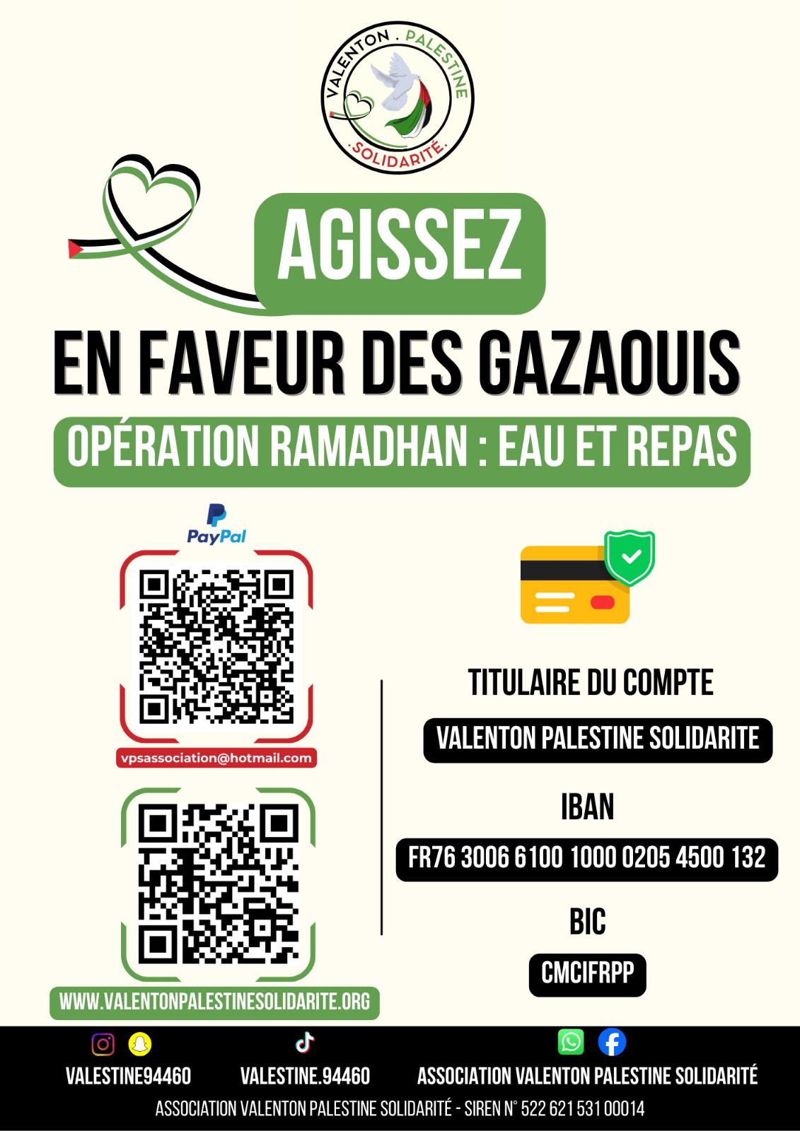 Accueil Affiche pour une opération solidaire pendant le ramadan